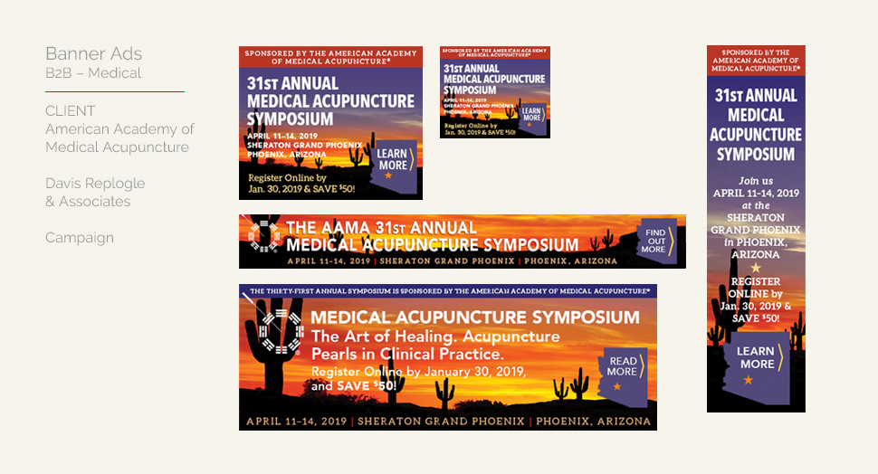 AAMA 2019 Symposium Banner Ad Campaign